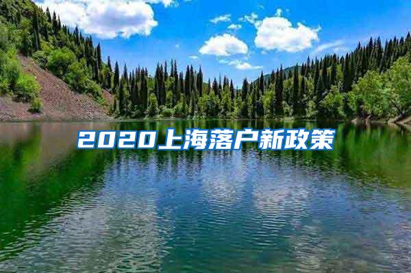 2020上海落户新政策