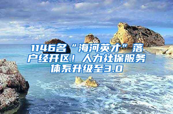 1146名“海河英才”落户经开区！人力社保服务体系升级至3.0