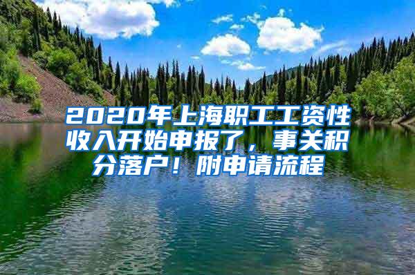 2020年上海职工工资性收入开始申报了，事关积分落户！附申请流程