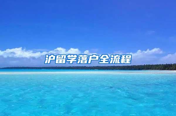 沪留学落户全流程