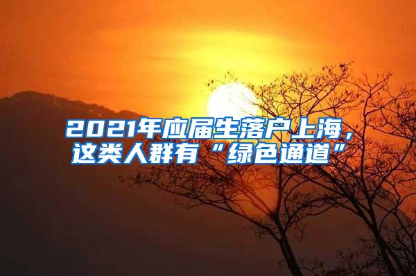 2021年应届生落户上海，这类人群有“绿色通道”