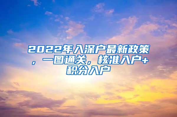 2022年入深户最新政策，一图通关，核准入户+积分入户