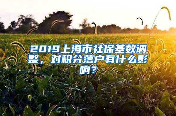 2019上海市社保基数调整，对积分落户有什么影响？