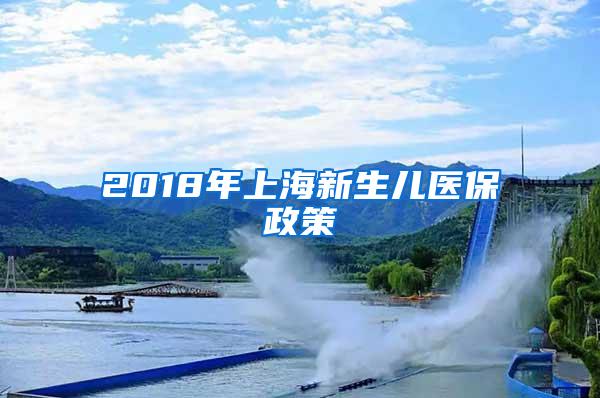 2018年上海新生儿医保政策