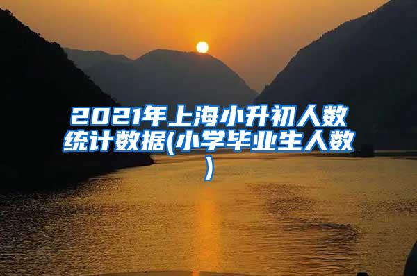 2021年上海小升初人数统计数据(小学毕业生人数)