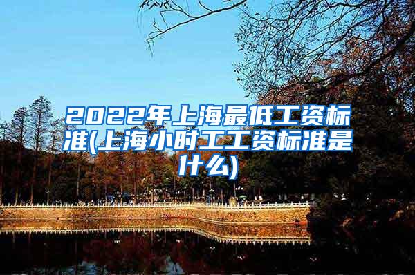 2022年上海最低工资标准(上海小时工工资标准是什么)