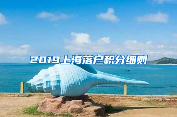 2019上海落户积分细则