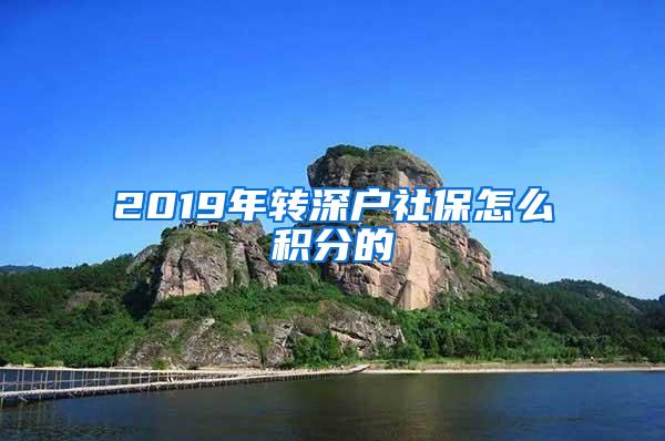 2019年转深户社保怎么积分的