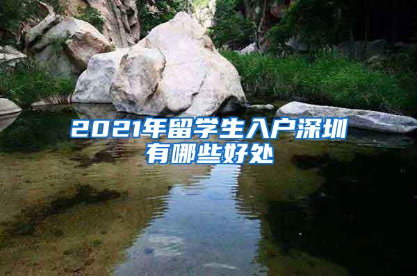 2021年留学生入户深圳有哪些好处