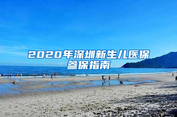 2020年深圳新生儿医保参保指南