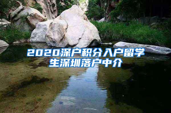 2020深户积分入户留学生深圳落户中介