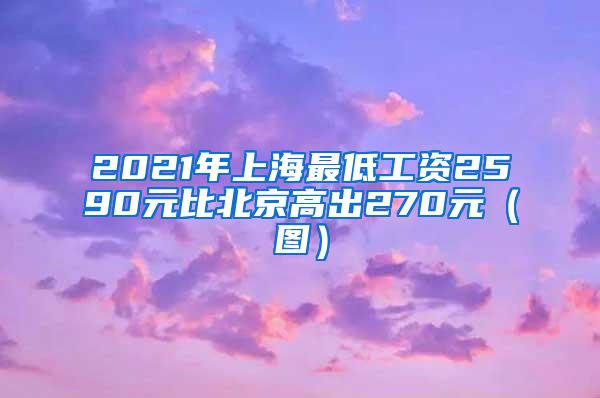 2021年上海最低工资2590元比北京高出270元（图）