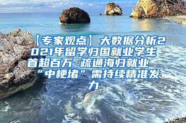 【专家观点】大数据分析2021年留学归国就业学生首超百万 疏通海归就业“中梗堵”需持续精准发力