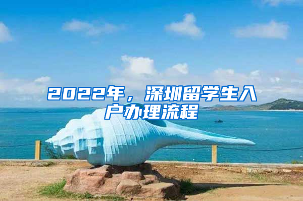 2022年，深圳留学生入户办理流程