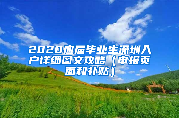 2020应届毕业生深圳入户详细图文攻略（申报页面和补贴）