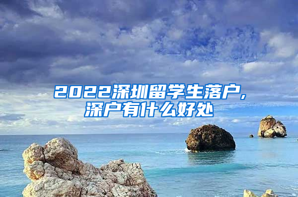 2022深圳留学生落户,深户有什么好处