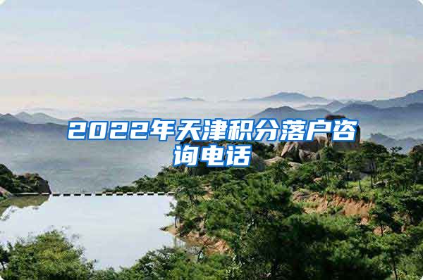 2022年天津积分落户咨询电话