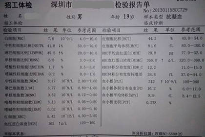 深圳调干积分入户流程_深圳调干入户体检医院_2022年深圳调干入户体检尿隐血