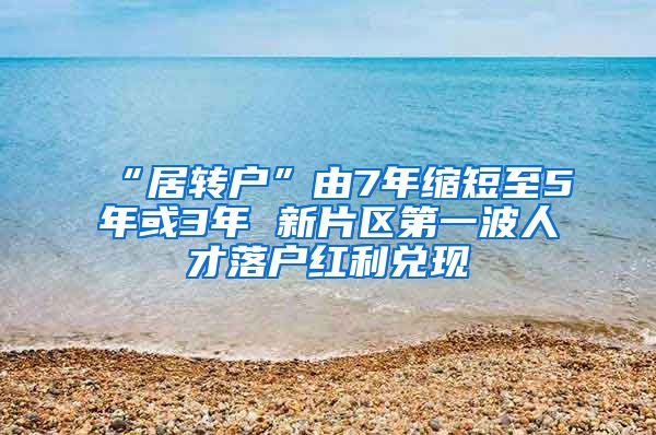 “居转户”由7年缩短至5年或3年 新片区第一波人才落户红利兑现