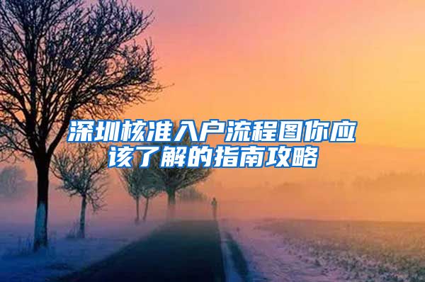 深圳核准入户流程图你应该了解的指南攻略