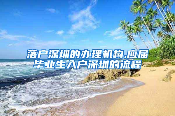 落户深圳的办理机构,应届毕业生入户深圳的流程