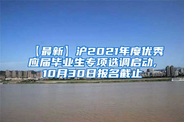 【最新】沪2021年度优秀应届毕业生专项选调启动,10月30日报名截止