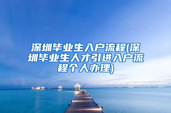 深圳毕业生入户流程(深圳毕业生人才引进入户流程个人办理)