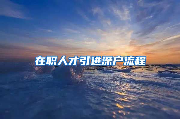 在职人才引进深户流程