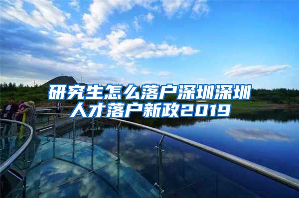 研究生怎么落户深圳深圳人才落户新政2019