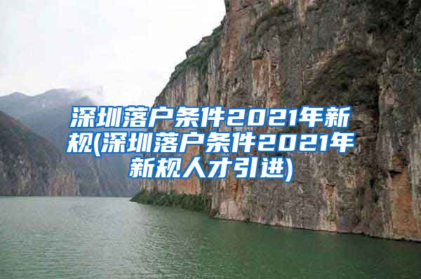 深圳落户条件2021年新规(深圳落户条件2021年新规人才引进)