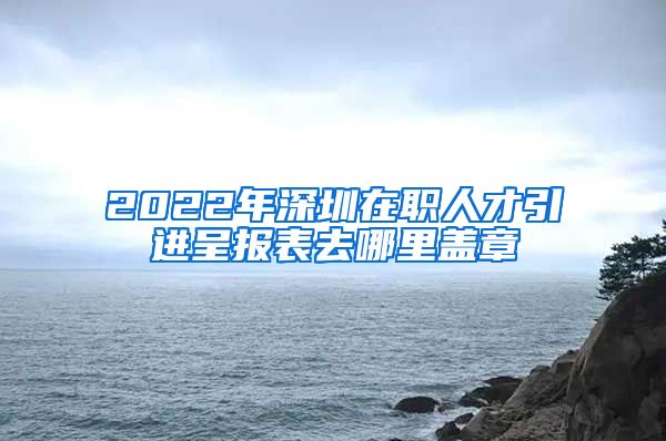 2022年深圳在职人才引进呈报表去哪里盖章