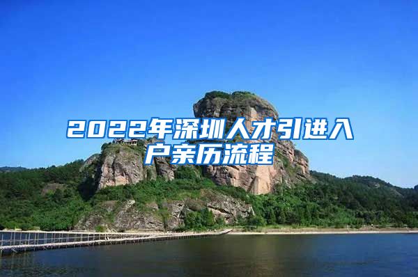 2022年深圳人才引进入户亲历流程