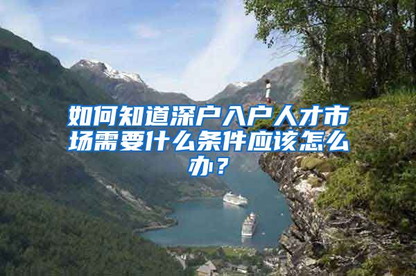 如何知道深户入户人才市场需要什么条件应该怎么办？