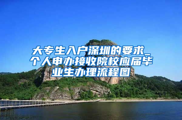 大专生入户深圳的要求_个人申办接收院校应届毕业生办理流程图