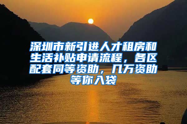 深圳市新引进人才租房和生活补贴申请流程，各区配套同等资助，几万资助等你入袋