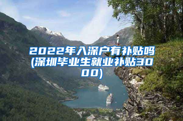 2022年入深户有补贴吗(深圳毕业生就业补贴3000)