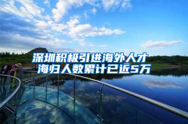 深圳积极引进海外人才 海归人数累计已近5万