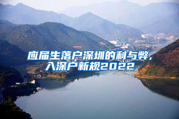 应届生落户深圳的利与弊,入深户新规2022