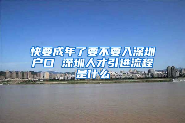 快要成年了要不要入深圳户口 深圳人才引进流程是什么