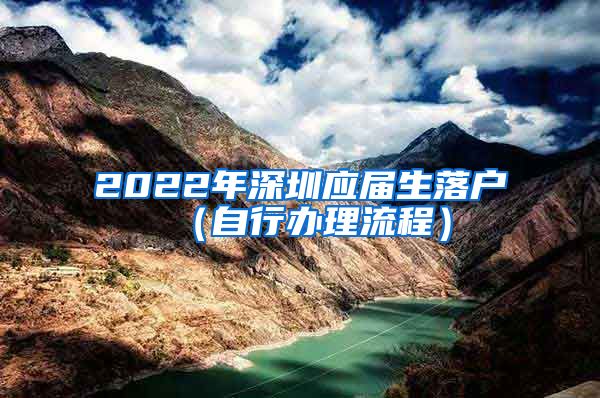 2022年深圳应届生落户（自行办理流程）