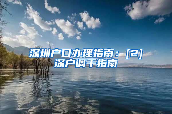 深圳户口办理指南：[2]深户调干指南