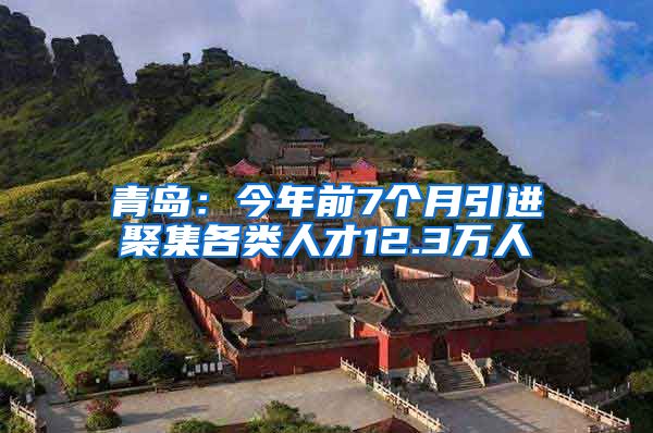 青岛：今年前7个月引进聚集各类人才12.3万人