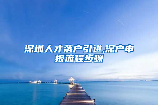 深圳人才落户引进,深户申报流程步骤