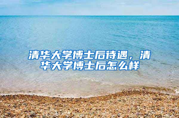 清华大学博士后待遇，清华大学博士后怎么样