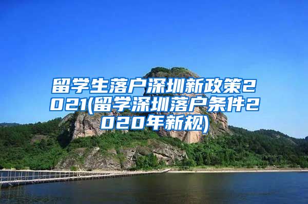 留学生落户深圳新政策2021(留学深圳落户条件2020年新规)