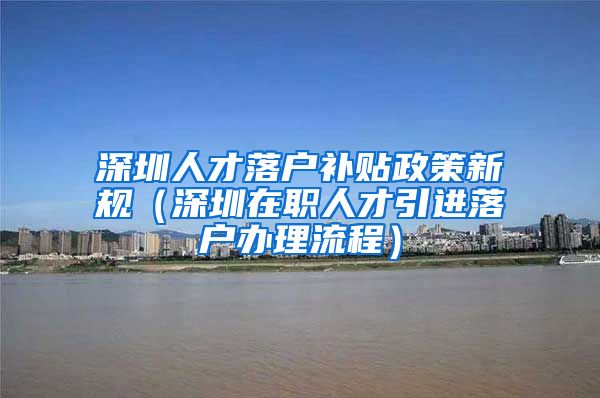 深圳人才落户补贴政策新规（深圳在职人才引进落户办理流程）