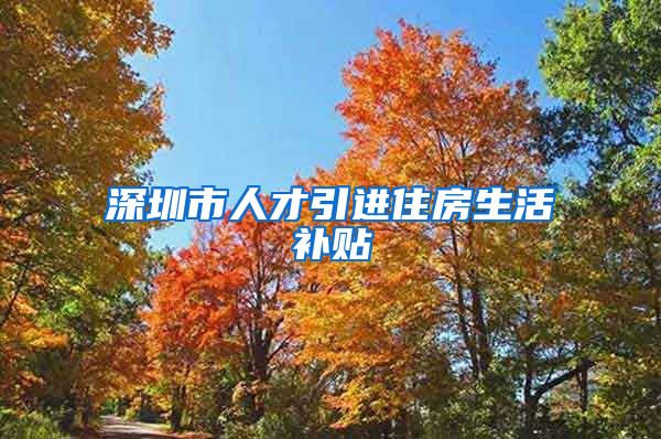 深圳市人才引进住房生活补贴